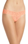 Hanky Panky Signature Lace Low Rise Thong In Nectar Or