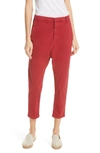 Nili Lotan Paris Pants In Sunkissed Red