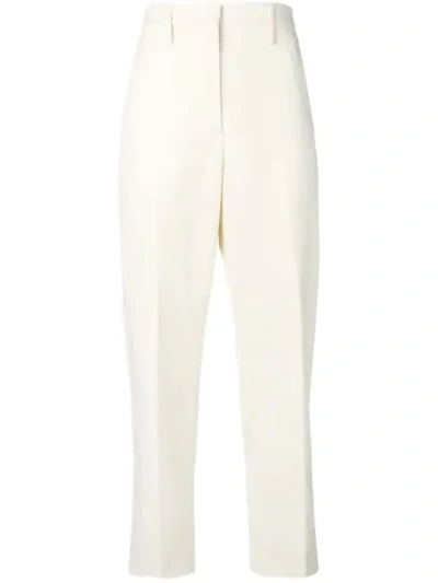 Golden Goose High-waist Trousers In White