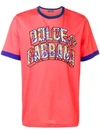 Dolce & Gabbana Printed Logo T In Red