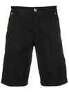 Jacob Cohen Bermuda Cargo Shorts In Black