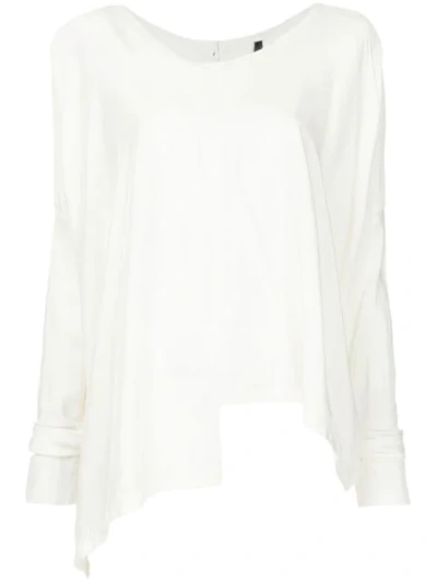 Taylor Washed Equate Tunic In White