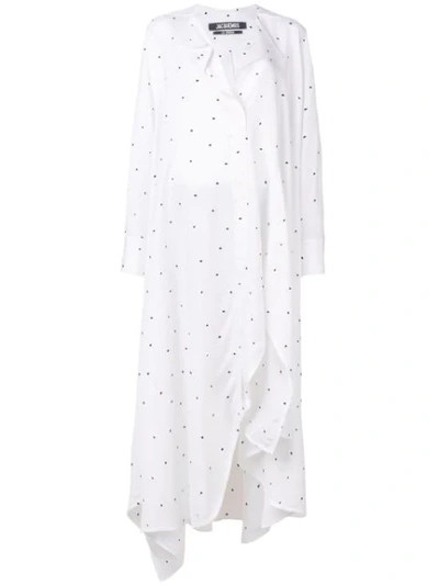 Jacquemus Casual Day Dress In White
