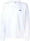 Stussy Classic Brand Sweater In White