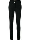 Philipp Plein Embellished Slim-fit Trousers In Black