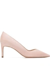 Stuart Weitzman Pointed Toe Pumps In Neutrals