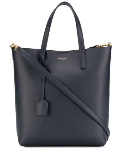 Saint Laurent Toy Shopping Bag In Blue