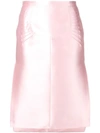 N°21 High Shine Skirt In Pink