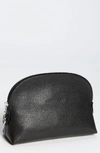 Longchamp 'veau' Cosmetics Case In Black