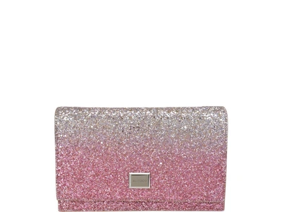 Jimmy choo lizzie glitter clutch best sale