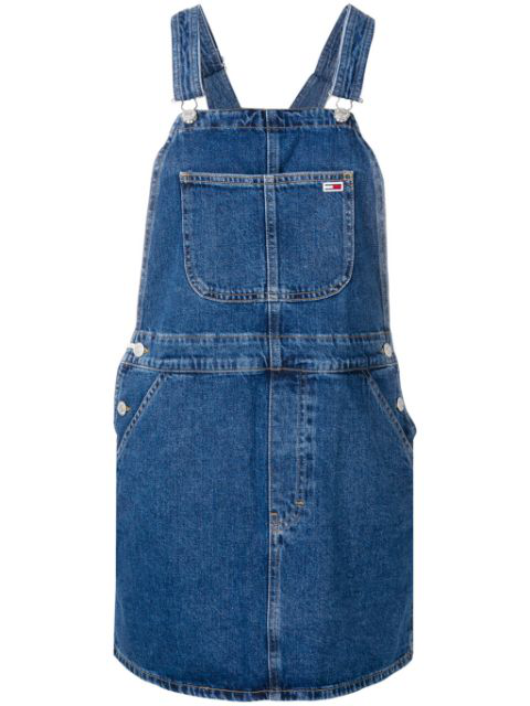 tommy jeans 90s dungaree dress