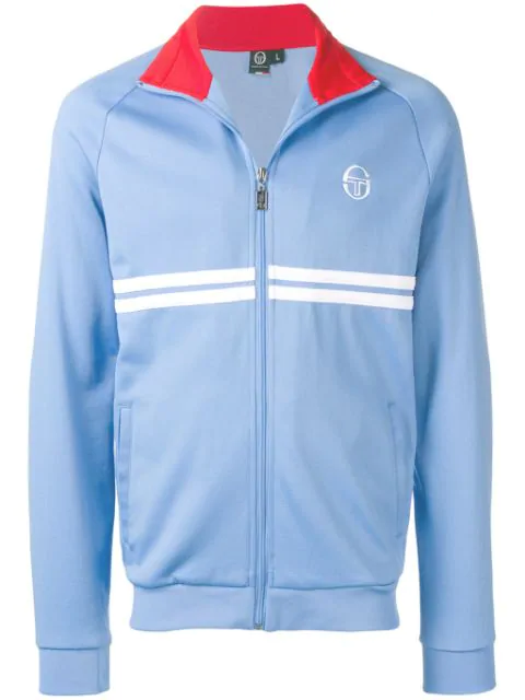 sergio tacchini dallas track top sky blue