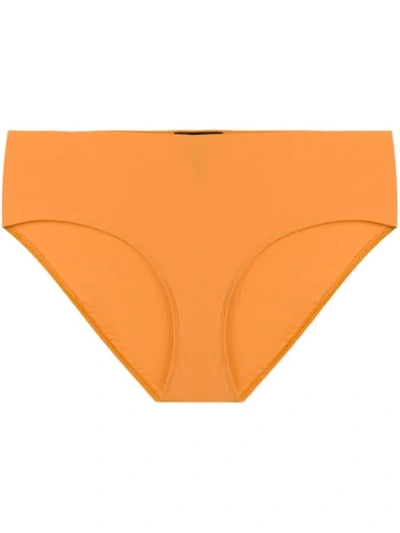 Isabel Marant Étoile Plain Bikini Bottoms In Orange