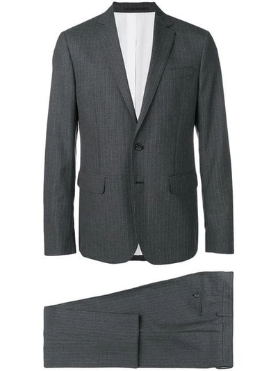 Dsquared2 Pin Stripe Paris Suit In Grey