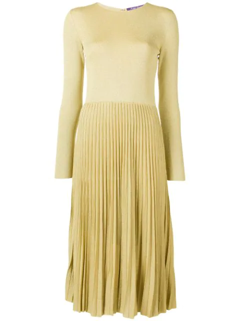 ralph lauren pleated dress