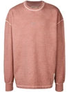 A-cold-wall* Logo Sweatshirt In Pink