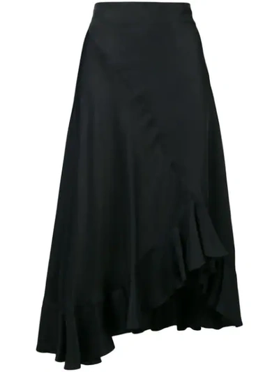 Kenzo Asymmetric Skirt In Black