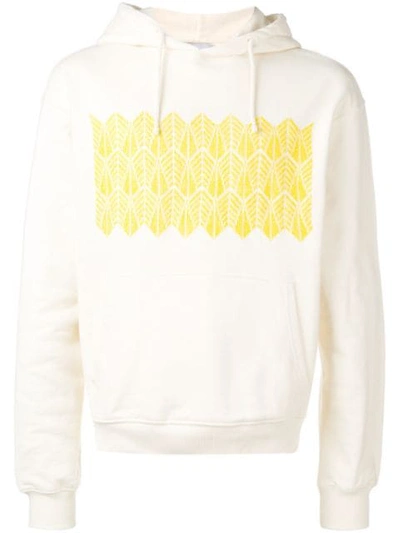 Adish Embroidered Hoodie In Neutrals