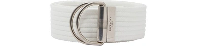 Givenchy Double Ring Belt In Blanc