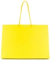 Medea 'prima Venti' Shopper In Yellow