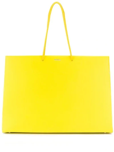 Medea 'prima Venti' Shopper In Yellow