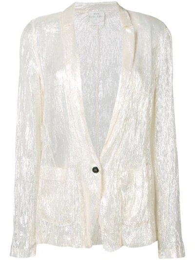 Forte Forte Metallic Jacket In White