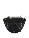 Wandler Mini Hortensia Shoulder Bag In Black