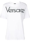 Versace Logo Print T In White
