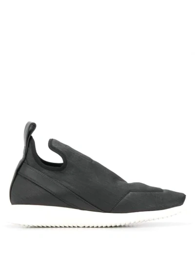 Rick Owens Drkshdw New Runner Slip-on Sneakers In Black