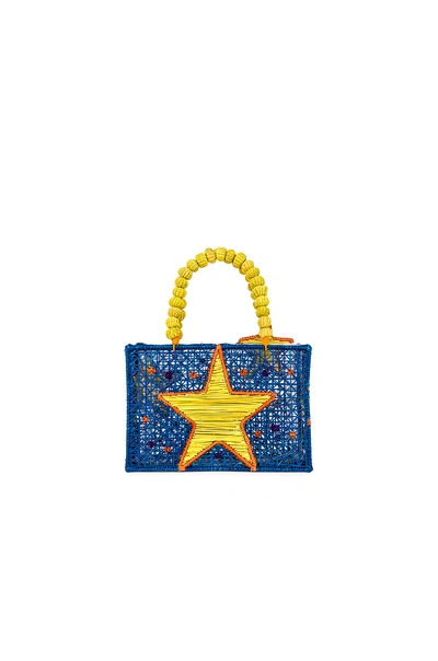 Mercedes Salazar Mis Estrellas Amarillas Bag In Blue