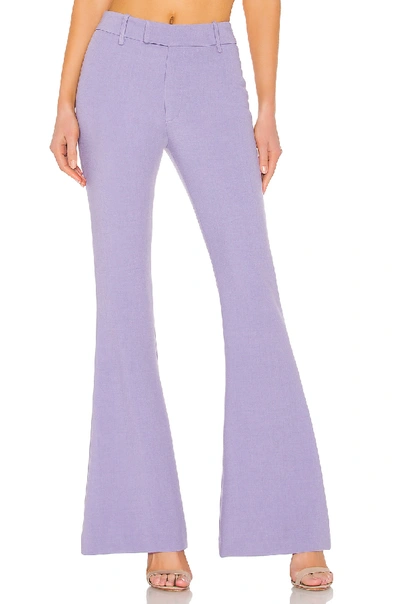 Smythe Boot Cut Pants In Lavender