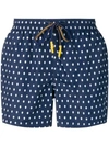 Entre Amis Navy Swimming Shorts In Blue