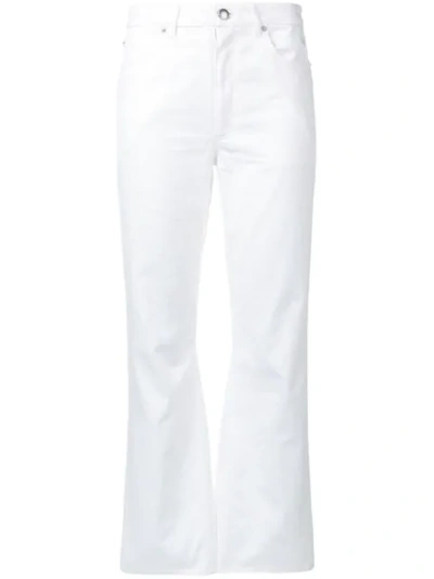 Sonia Rykiel Bootcut Jeans In White
