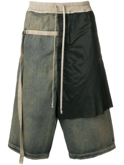 Rick Owens Drkshdw Drop-crotch Trousers In Grey