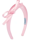 Prada Bow-detail Slip-on Hairband In Pink