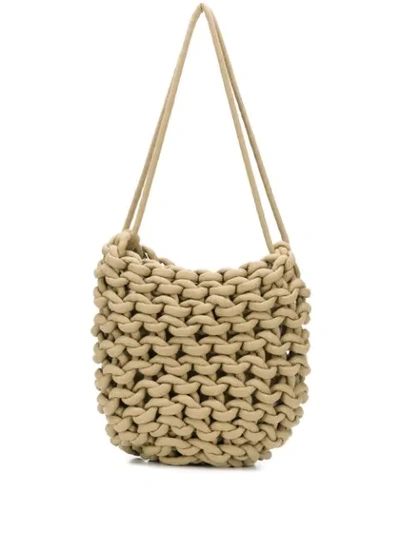 Alienina Braided Bag In Neutrals