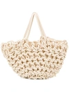 Alienina Braided Bag In Neutrals