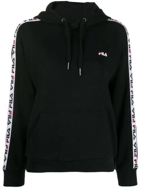 Beskæftiget retort Blaze Fila David Tape Cotton Sweatshirt Hoodie In Black | ModeSens