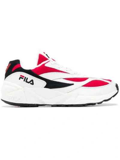 Fila Venom Sneakers In White/ Red/ White | ModeSens