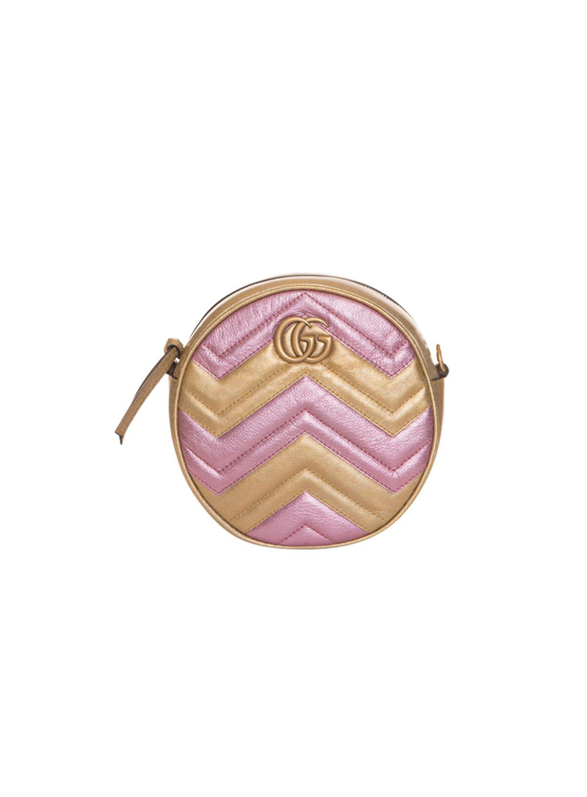 gg marmont mini round shoulder bag