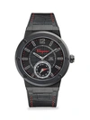 Ferragamo F-80 Motion Ip Stainless Steel & Leather-strap Watch