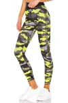 Ultracor Ultra High Neon Camo Legging In Neon Yellow