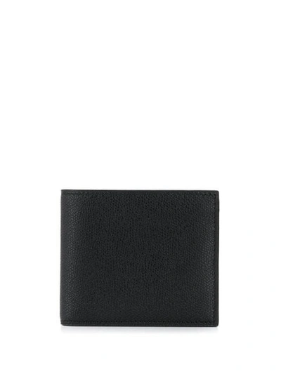 Valextra Bi-fold Cardholder Wallet In Black