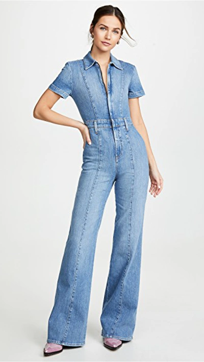 Alice And Olivia Gorgeous Wide Leg Jumpsuit In Love Me