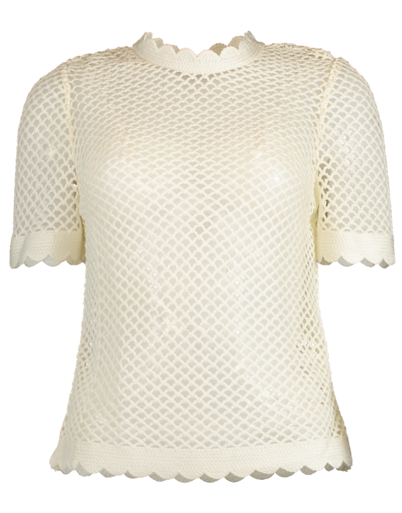 self portrait fishnet crochet lace dress