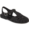 Jeffrey Campbell Gelly Sandal In Black Matte