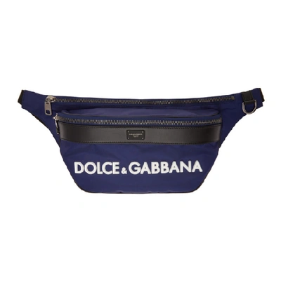 Dolce & Gabbana Blue Logo Pouch