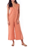 Rhythm Amalfi Cover-up Jumpsuit In Desert