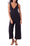 Rhythm Amalfi Cover-up Jumpsuit In Black