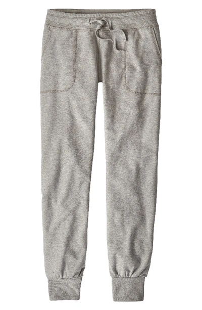 Patagonia Ahnya Fleece Pants In Forge Grey